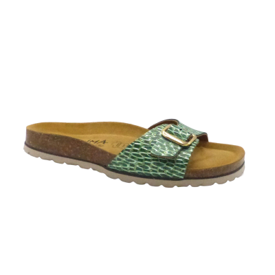 ARIMA PIEMENTA VERT MULE CUIR BIO (971)