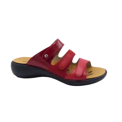 SEIBEL MULE CUIR 86710 IBIZA 10 ROUGE (5446)