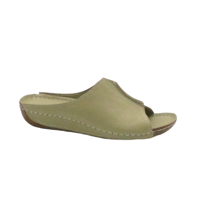 CONTI MULE TOUT CUIR 0027423 046 KAKI (4965)