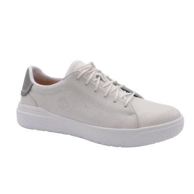 TIMBERLAND BASKET CUIR SENECA BAY BLANC (5282)