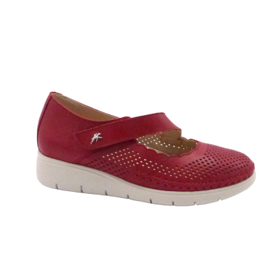 FLUCHOS BALLERINE 506451 CUIR ROUGE (4985)