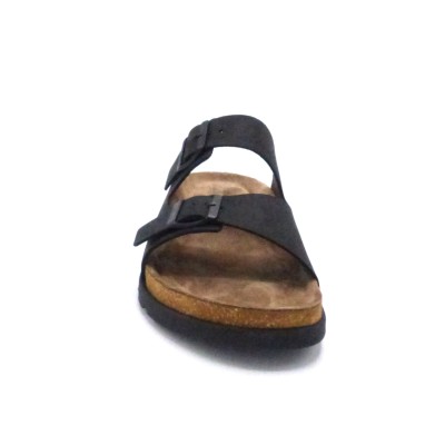 RIEKER 21190-00 NOIR MULE CUIR BIO LARGE (5159)
