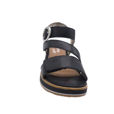 REMONTE D6466-00 NOIR SANDALE TALON (5085)