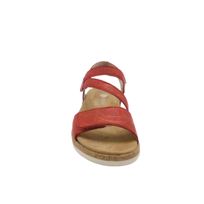 REMONTE SANDALE CUIR CONFORT ROUGE (5176)