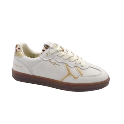 PEPE JEANS PLS000027 BASKET CUIR OFF WHITE (5088)
