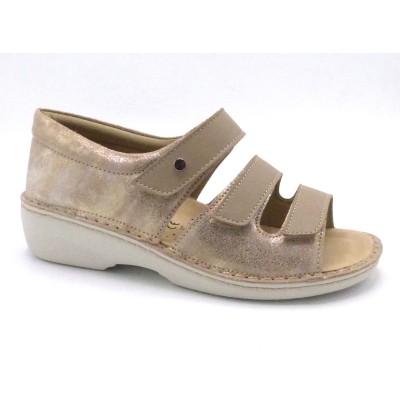 HERGOS SANDALE ARRIERE FERME BEIGE (3267)