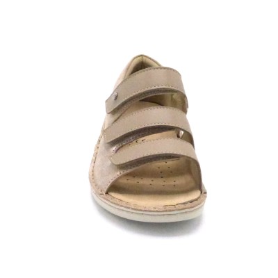 HERGOS SANDALE ARRIERE FERME BEIGE (3267)