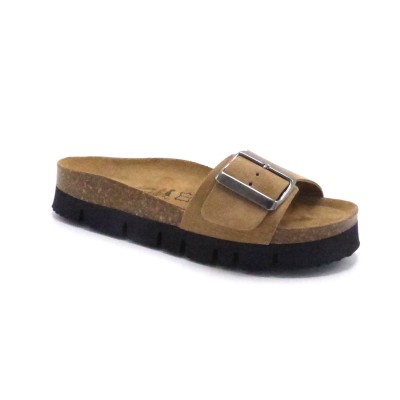 ESPADRILLE MULE BIO 3485-8 CUERO -1 BRIDE (5346)
