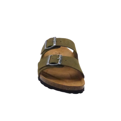MAISON ESPADRILLE MULE BIO HOMME KAKI (5467)