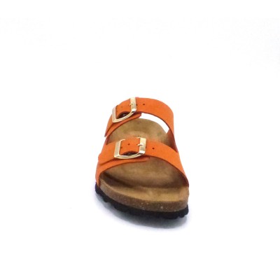 MAISON ESPADRILLE 3524-8 ORANGE 2 BRIDES (5343)