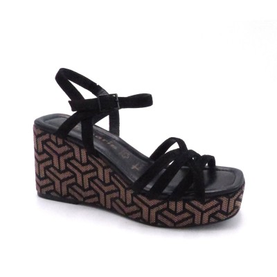TAMARIS 1-28014-42 BLACK SEMELLE PLATEAU (3023)