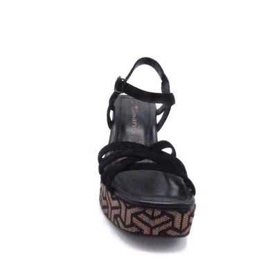 TAMARIS 1-28014-42 BLACK SEMELLE PLATEAU (3023)