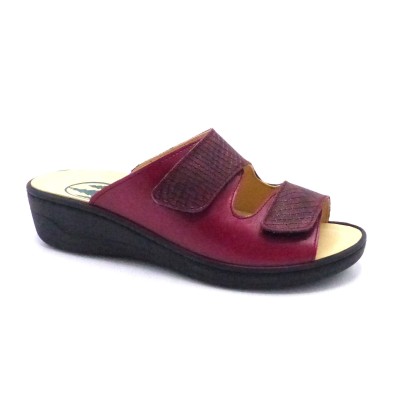 Mule Confort cuir 3005 BORDEAUX FRANKEN SCHUHE
