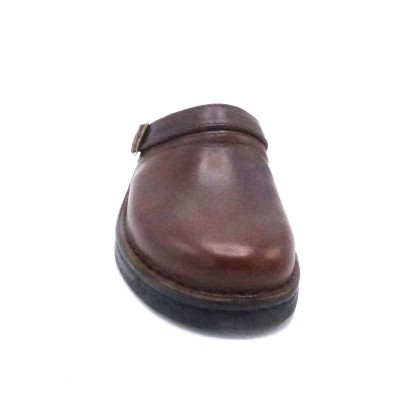 Sabot  Cuir Cousu MARRON POITIER SWEDI