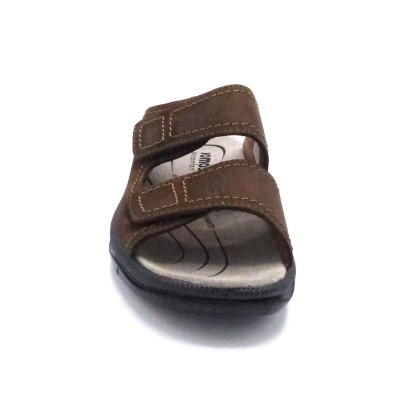 Mule Confort Cuir Scratch 503601 MARRON JOMOS