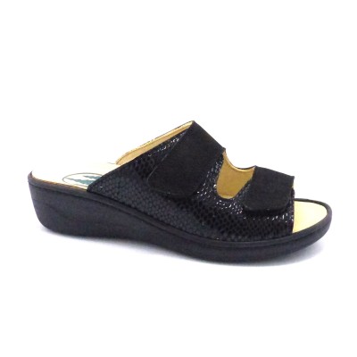 Mule Confort Cuir 3005 NOIR FRANKEN SCHUHE