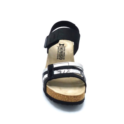 Sandale Talon Compensé LUCIA Noir Mephisto