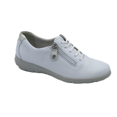 Chaussure Confort Cuir 6657 White-Ghost SUAVE