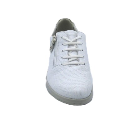 Chaussure Confort Cuir 6657 White-Ghost SUAVE