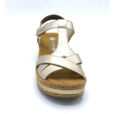 Sandale Confort V0919-90 GOLD Rieker