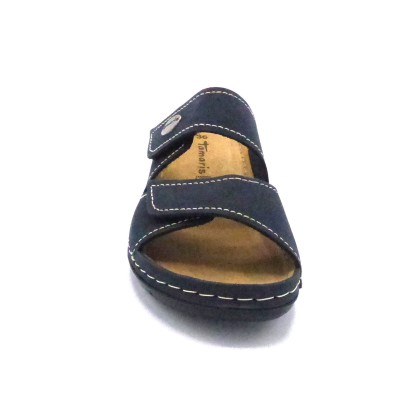 Mule Confort Cuir 1-27510-41 NAVY TAMARIS