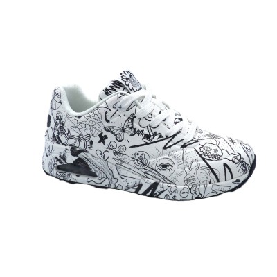 Basket Skechers//VEXX 177972/WBK WHITE BLACK