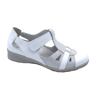 Chaussure Cuir Confort 87539 White Diamond SUAVE