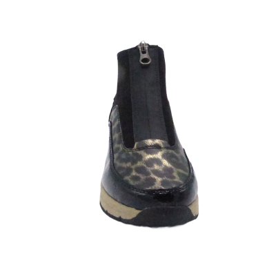 CHAUSSURE HAUTE N9362-00 NOIR COMBI RIEKER