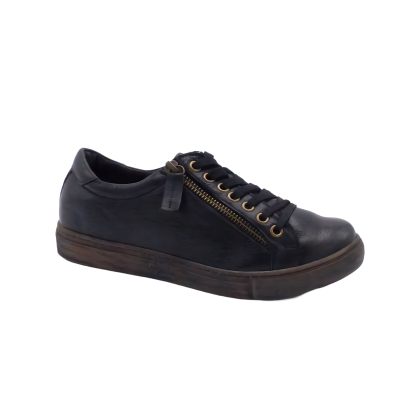 Basket BASKET CUIR CONFORT 0342918-002 NOIR CONTI