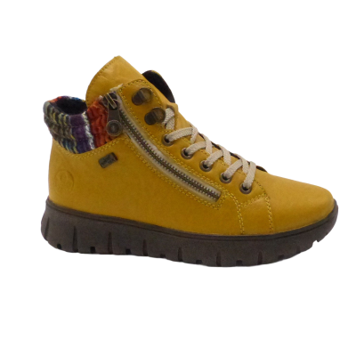 CHAUSSURE HAUTE N1305-68 JAUNE RIEKER