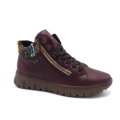 CHAUSSURE HAUTE N1305-35 BORDEAUX RIEKER