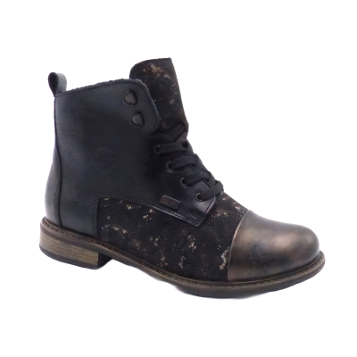 CHAUSSURE HAUTE 74842-00 BLACK COMB RIEKER