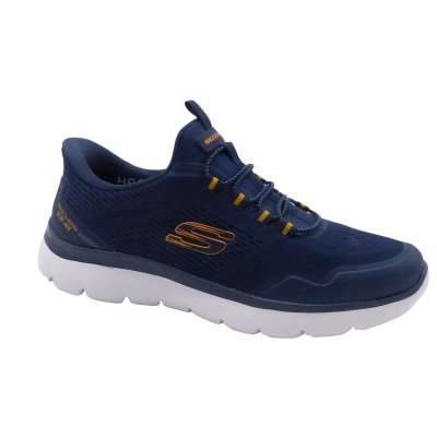 BASKET CONFORT SLIP-INS 233045-NVYL NAVY SKECHERS