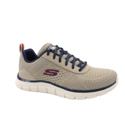 BASKET LACET 232758-TPNV TAUPE-NAVY SKECHERS